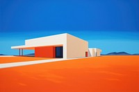 Architecture landscape building outdoors. AI generated Image by rawpixel.
