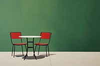 Furniture chair table green. AI generated Image by rawpixel.