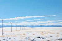 Landscape grassland outdoors horizon. AI generated Image by rawpixel.