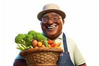 Vegetable basket broccoli portrait. AI generated Image by rawpixel.
