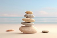 Pebble balance tranquility relaxation. AI generated Image by rawpixel.