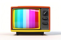Television screen white background electronics. AI generated Image by rawpixel.
