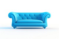 Furniture armchair sofa blue. 