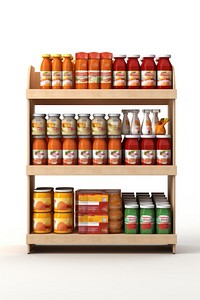 Shelf supermarket pantry food. AI generated Image by rawpixel.