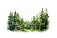 Forest tree landscape outdoors. AI generated Image by rawpixel.