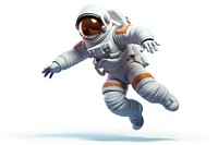 White background protection futuristic astronaut. AI generated Image by rawpixel.