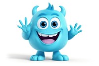 Cartoon blue toy  