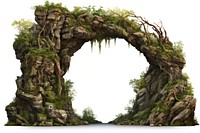 Arch outdoors nature plant. AI generated Image by rawpixel.