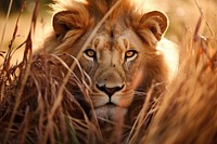 Wildlife mammal animal grass. AI generated Image by rawpixel.