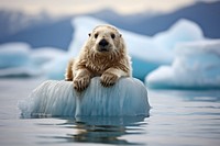 Ice wildlife outdoors iceberg. 