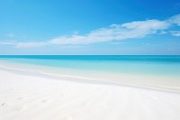 Beach outdoors horizon nature. AI generated Image by rawpixel.