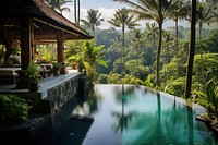 Resort outdoors swimming pool. 