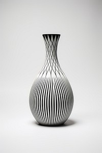 Vase porcelain pattern white. 