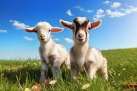 Livestock outdoors pasture grazing. 