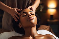 Adult woman spa relaxation. AI generated Image by rawpixel.