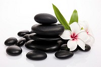 Flower pebble black pill. AI generated Image by rawpixel.