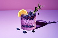 Blueberry cocktail fruit drink. 