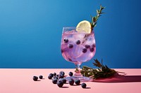 Blueberry cocktail fruit drink. AI generated Image by rawpixel.