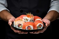 Seafood sushi plate meal. AI generated Image by rawpixel.