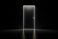 Door lighting black white. AI generated Image by rawpixel.