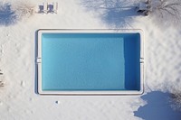 Outdoors winter pool architecture. 