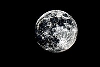 Moon astronomy sphere nature. AI generated Image by rawpixel.
