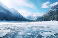 Landscape mountain panoramic outdoors. 