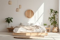 Bedroom pillow plant furniture. 