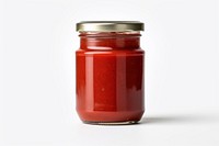 Jar ketchup food strawberry. AI generated Image by rawpixel.