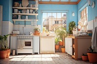 Kitchen room day architecture. 