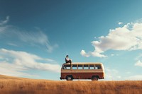 Nature bus outdoors vehicle. 