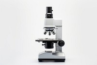 Microscope white background biotechnology magnification. 