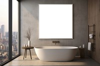 Bathroom bathtub wall architecture. AI generated Image by rawpixel.