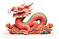 Dragon toy white background representation. AI generated Image by rawpixel.