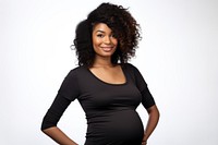 Pregnant portrait sleeve smile. 