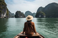 Boat outdoors vehicle nature. AI generated Image by rawpixel.