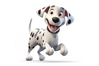 Dog dalmatian cartoon mammal. AI generated Image by rawpixel.
