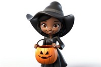 Halloween pumpkin cartoon black. AI generated Image by rawpixel.
