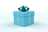 Gift box blue celebration. AI generated Image by rawpixel.