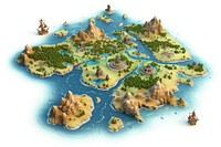 Old map outdoors cartoon land. AI generated Image by rawpixel.