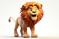 Cartoon mammal animal lion. AI generated Image by rawpixel.