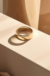 Ring jewelry gold accessories. AI generated Image by rawpixel.