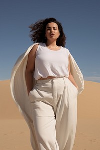 Outdoors fashion desert nature. 