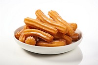 Spain food white background bratwurst breakfast. AI generated Image by rawpixel.