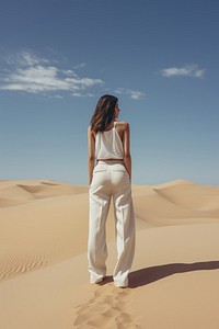 Desert standing outdoors walking. 