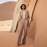Nature outdoors standing fashion. AI generated Image by rawpixel.