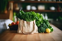 Vegetable plant food bag. 