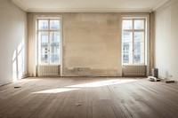 Apartment flooring window old