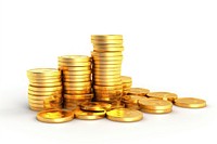 Gold coin backgrounds money. AI generated Image by rawpixel.