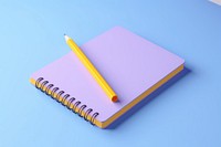 Pencil diary office supplies publication. AI generated Image by rawpixel.